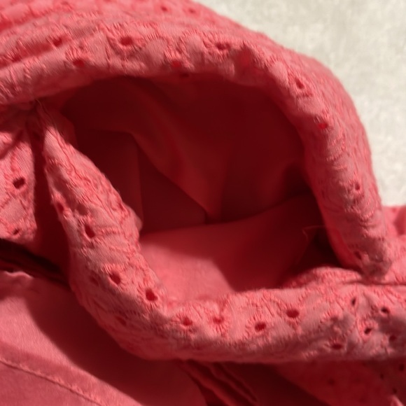 Time & Tru Pink Eyelet Ruffle Dress - Picture 11 of 11